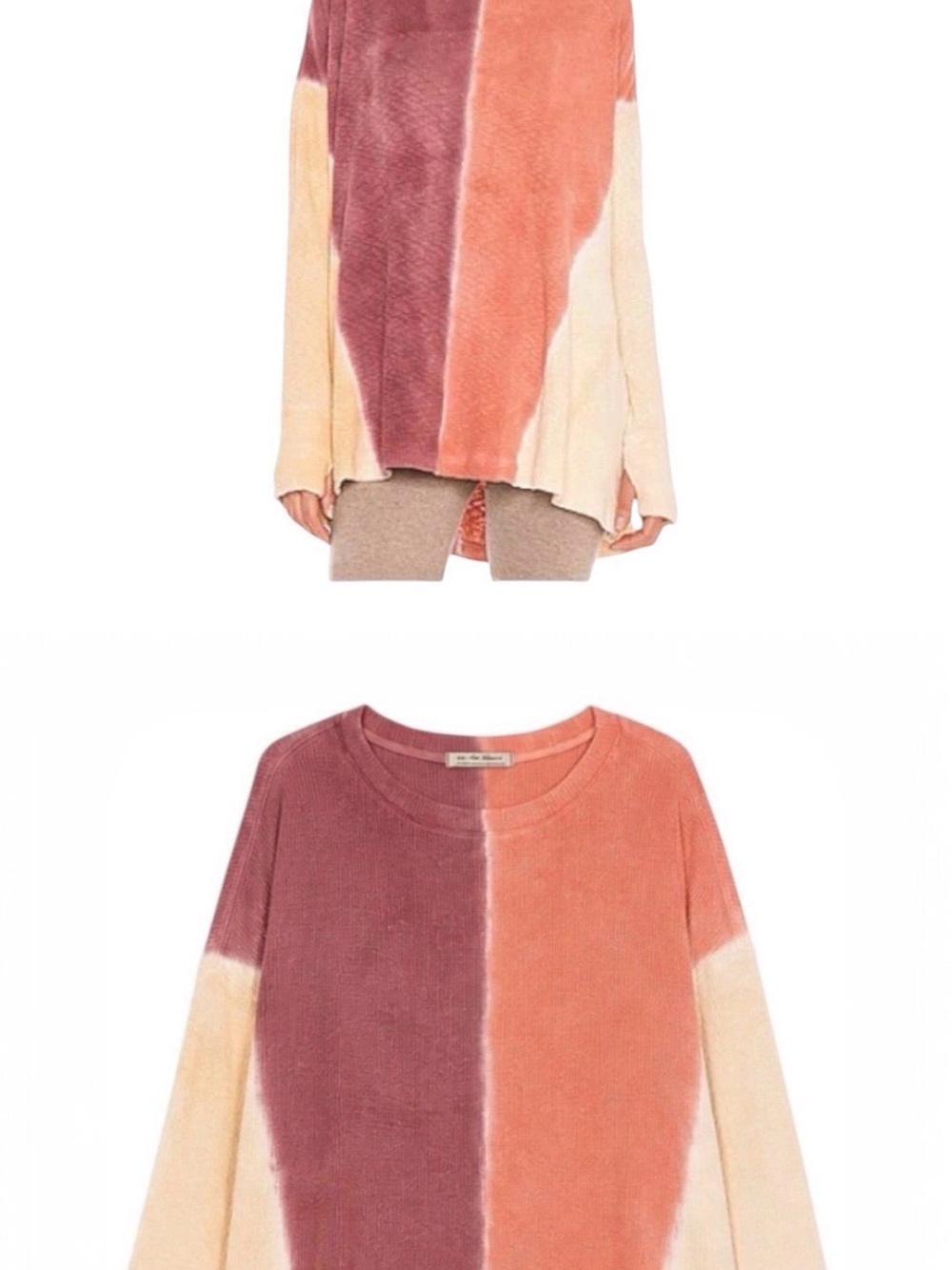 We the Free by Free People Logan Washed Ribbed Tunic Large